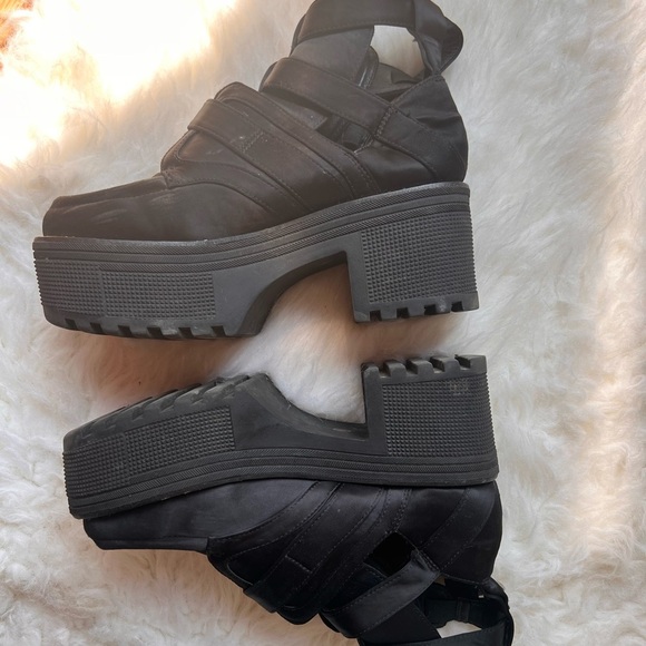 Jeffrey Campbell Mingus Buckle Strap Platform Bootie US 8 - Picture 6 of 7